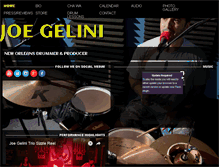 Tablet Screenshot of joegelini.com